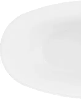 Sifony k pračkám MEXEN Eris vana volně stojící 180x95 cm, bílá/černá, sifon chrom 53441809575