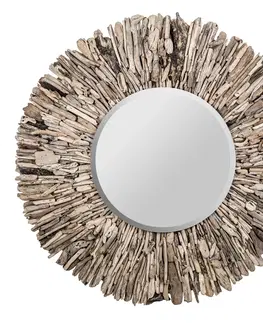 Luxusní a designová zrcadla Estila Designové kulaté zrcadlo 130cm