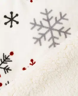 Přikrývky 4Home Beránková deka Snowflakes, 150 x 200 cm
