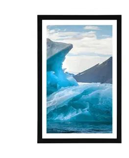 Příroda Plakát s paspartou ledovcové kry