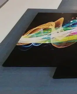 Abstraktní obrazy 5-dílný obraz exploze barev