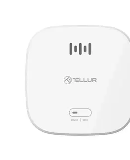Domovní alarmy Tellur WiFi Smart kouřový Sensor, CR123A, bílý