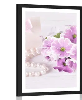 Květiny Plakát s paspartou luxusní dárkový set