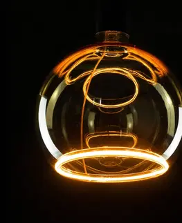 LED žárovky Segula SEGULA LED floating G200 E27 4,5W 922 zlatá dim