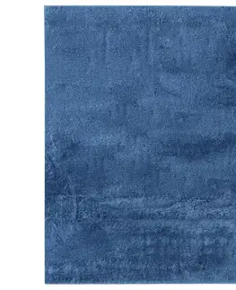 Kožešinové koberce Umělá Kožešina Caroline 3, 160/220cm, Modrá