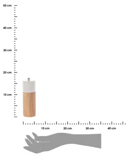 Kuchyňské náčiní DekorStyle Ruční mlýnek na pepř a sůl Lera 16,5 cm