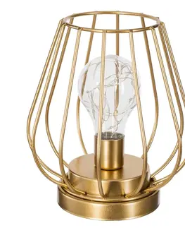 Svítidla DekorStyle Drátěná LED lampa s žárovkou 17 cm