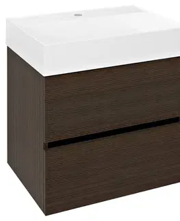 Koupelnový nábytek SAPHO ODETTA umyvadlová skříňka 57x50x43,5cm, borovice rustik DT060-1616
