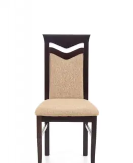 Židle Jídelní židle CITRONE Halmar Ořech tmavý