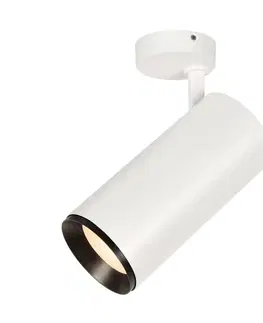 LED bodová svítidla SLV BIG WHITE NUMINOS SPOT DALI XL přisazené stropní svítidlo bílé/černé 36 W 3000 K 24° 1005750