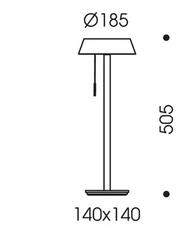 Stolní lampy Oligo OLIGO Glance LED stolní lampa kašmír
