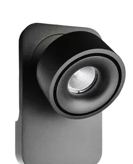 LED bodová svítidla Light Impressions Deko-Light nástěnné přisazené svítidlo Uni II 220-240V AC/50-60Hz 12,00 W 3000 K 670 lm 120 mm černá 341232