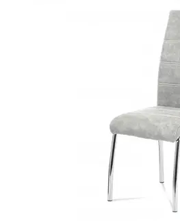 Židle Jídelní židle HC-486 Autronic Stříbrná
