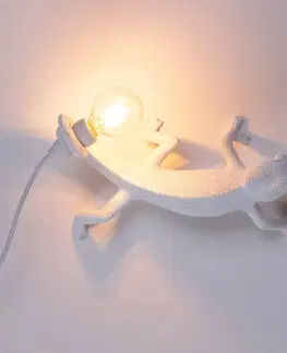 Vnitřní dekorativní svítidla SELETTI LED deko nástěnné Chameleon Lamp Going Down USB