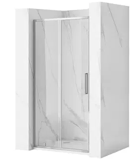 Sprchové kouty REA Posuvné sprchové dveře Rapid Slide 140 Chrom REA-K5604