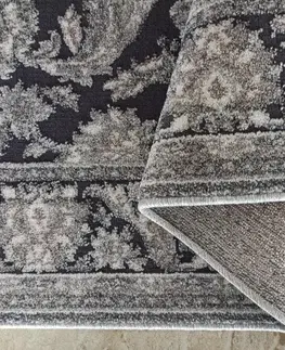 Vintage koberce Moderný koberec s krémovým vzorom