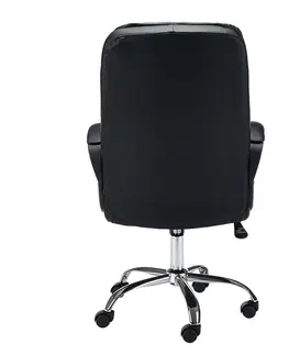 Kancelářské židle Ak furniture Kancelářské křeslo Nobles černé
