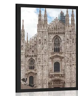 Města Plakát Milánská katedrála