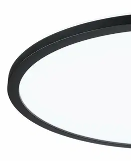 LED stropní svítidla PAULMANN LED Panel 3-krokové-stmívatelné Atria Shine kruhové 420mm 2800lm 4000K černá