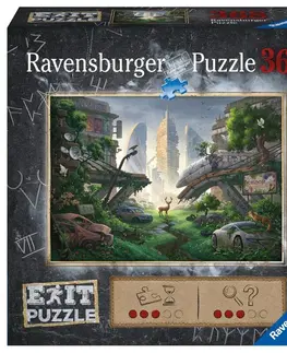 Hračky puzzle RAVENSBURGER - Exit Puzzle: Apokalypsa 368 dílků