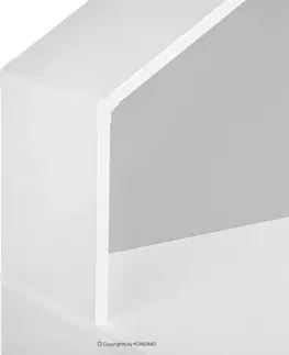 Dětské pokoje Konsimo Dětský psací stůl se stříškou MIRUM bílo-šedý