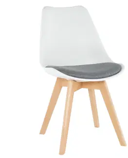 Židle Jídelní židle DAMARA Tempo Kondela Světle šedá