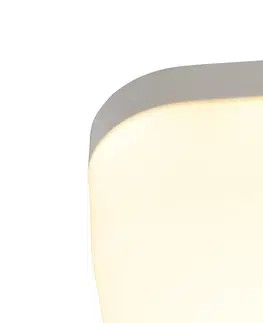 Venkovni nastenne svetlo Moderní nástěnné svítidlo hranaté vč. LED s číslem - Plater