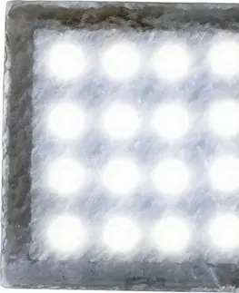 Nájezdová a pochozí svítidla HEITRONIC LED dlažební kámen AKIAKI 35927