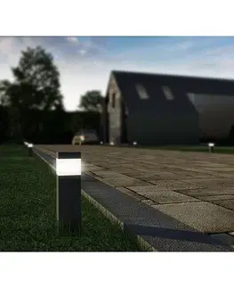 Zahradní lampy Panlux NOS-E14 Zahradní svítidlo s pohybovým senzorem Gard antracit, 60 W