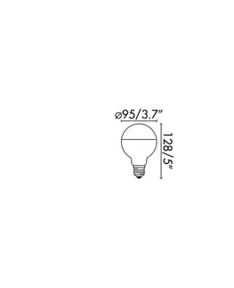 LED žárovky FARO LED žárovka G95 MIRROR E27 4W 2700K