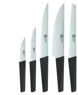 Kuchyňské nože Amefa 5dílná sada kuchyňských nožů v bloku EDGE