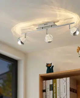 Bodová světla Lucande Lucande Kilio LED bodové osvětlení 3 zdroje chrom