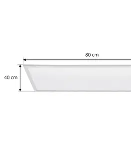 LED panely Lindby Lindby LED panel Lamin, bílý, 80 x 40 cm