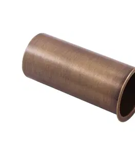 Sifony k pračkám SLEZAK-RAV Trubka k umyvadlovému sifonu svislá část stará mosaz (bronz), Barva: stará mosaz, Rozměr: 10 cm MD0690-10SM