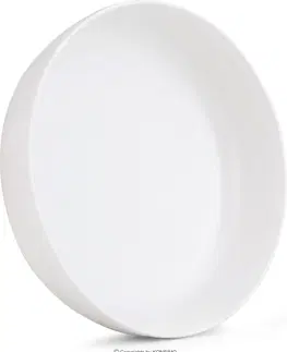 Talíře Konsimo Jídelní sada talířů pro 6 osob VICTO II 18 ks bílá/šedá/černá