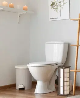 Koupelnové doplňky Tutumi Stojan na toaletní papír ROLAND hnědý 37 cm