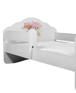 Postele ArtAdrk Dětská postel CASIMO | se zábranou Provedení: Dva pejsky