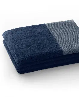 Ručníky Bavlněný ručník AmeliaHome Aria modrý, velikost 50x90