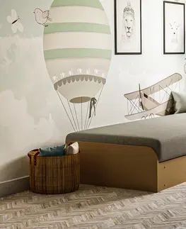 Postele Artelta Jednolůžková postel PARYS hnědá | 80 x 190 cm Barva: Pravá / Sawana 05