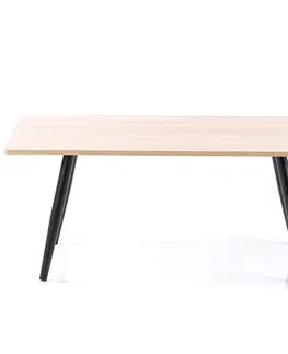 Konferenční stolky HOMEDE Konferenční stolek Pyxe hnědý, velikost 110x55x46