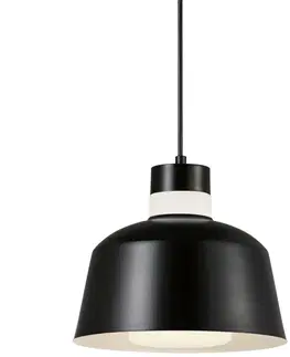 Moderní závěsná svítidla NORDLUX závěsné svítídlo Emma 25 10W GU10 černá opál 48853003