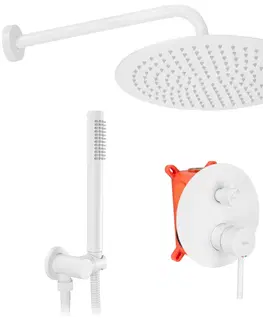 Sprchy a sprchové panely Sprchový set podomítkový Rea Lungo + box bílý
