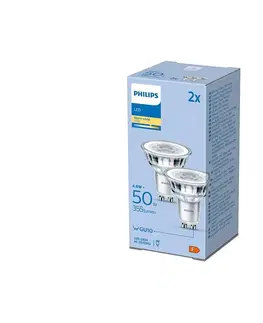 Žárovky Philips SADA 2x LED Žárovka Philips GU10/4,6W/230V 2700K 