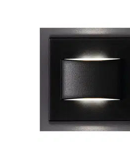 Svítidla   33336 - LED Schodišťové svítidlo ERINUS LED/1,5W/12V 3000K černá 