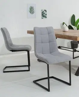 Židle Jídelní židle 2 ks BAUKIS Dekorhome Hnědá