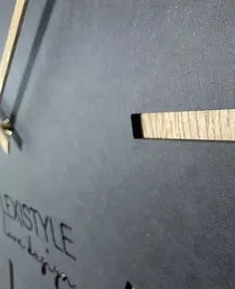 Nástěnné hodiny Stylové dřevěné nástěnné hodiny 60 cm