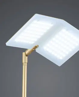 Stojací lampy BANKAMP BANKAMP Book stojací lampa LED, mosaz