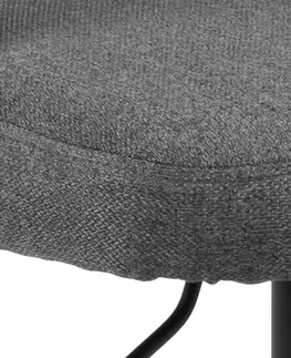 Barové židle Actona Barová židle Lucy černá/tmavě šedá