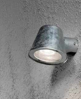 Venkovní nástěnná svítidla Konstsmide Venkovní světlo Trieste z oceli, galvanizované