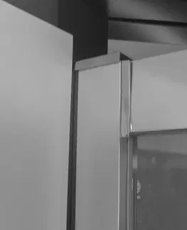 Sprchové kouty MEREO Sprchový kout, Lima, obdélník, 100x150x100x190 cm, chrom ALU, sklo Čiré CK85933K
